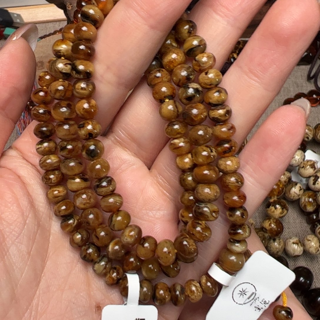 琥珀手链未镶嵌抚顺琥珀蜜蜡
