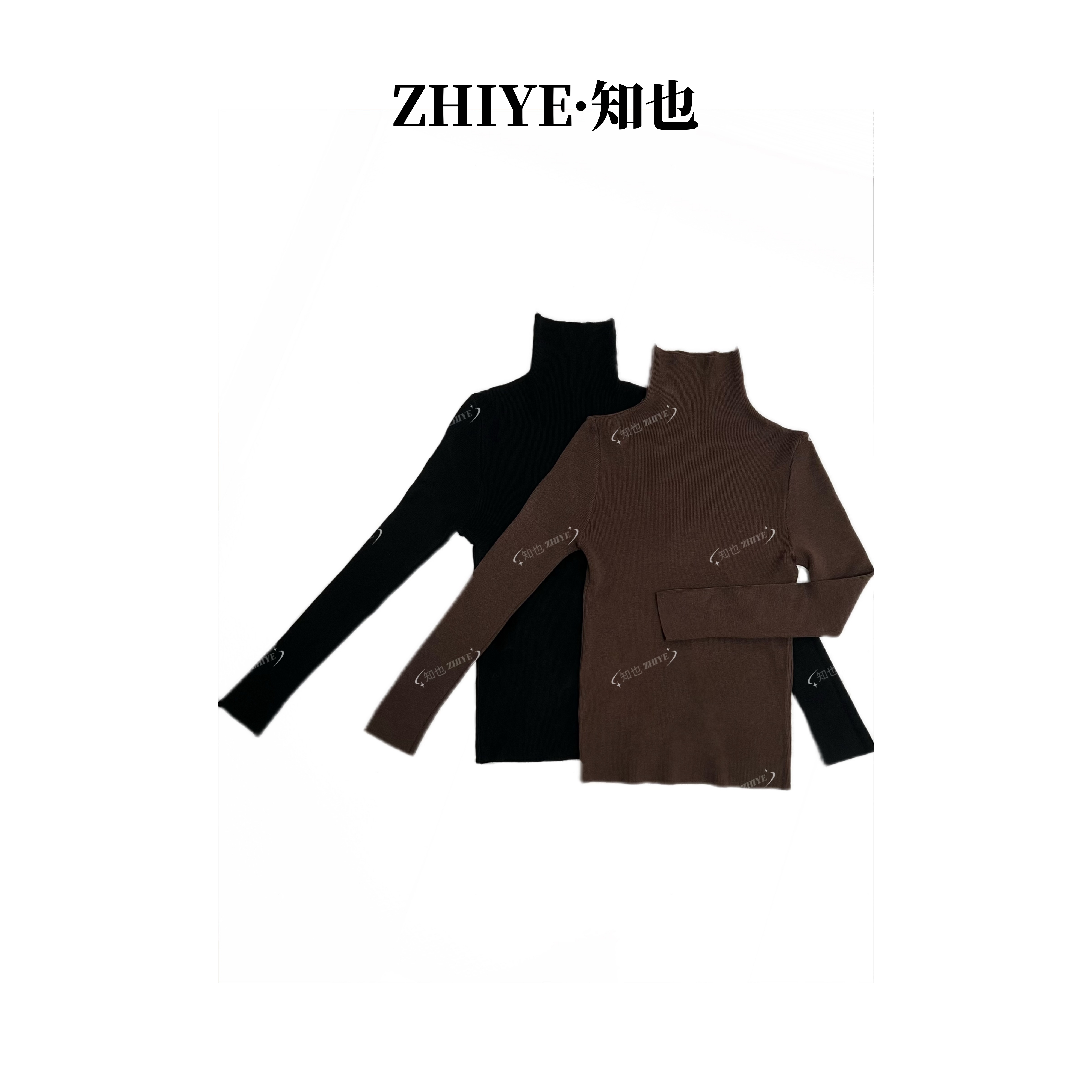 【ZHIYE·知也】抗皱起球冬季轻奢高定打底衫