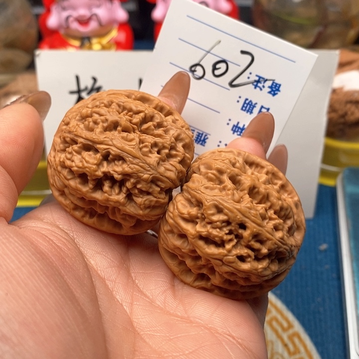 文玩核桃把件602号41平谷粗筋