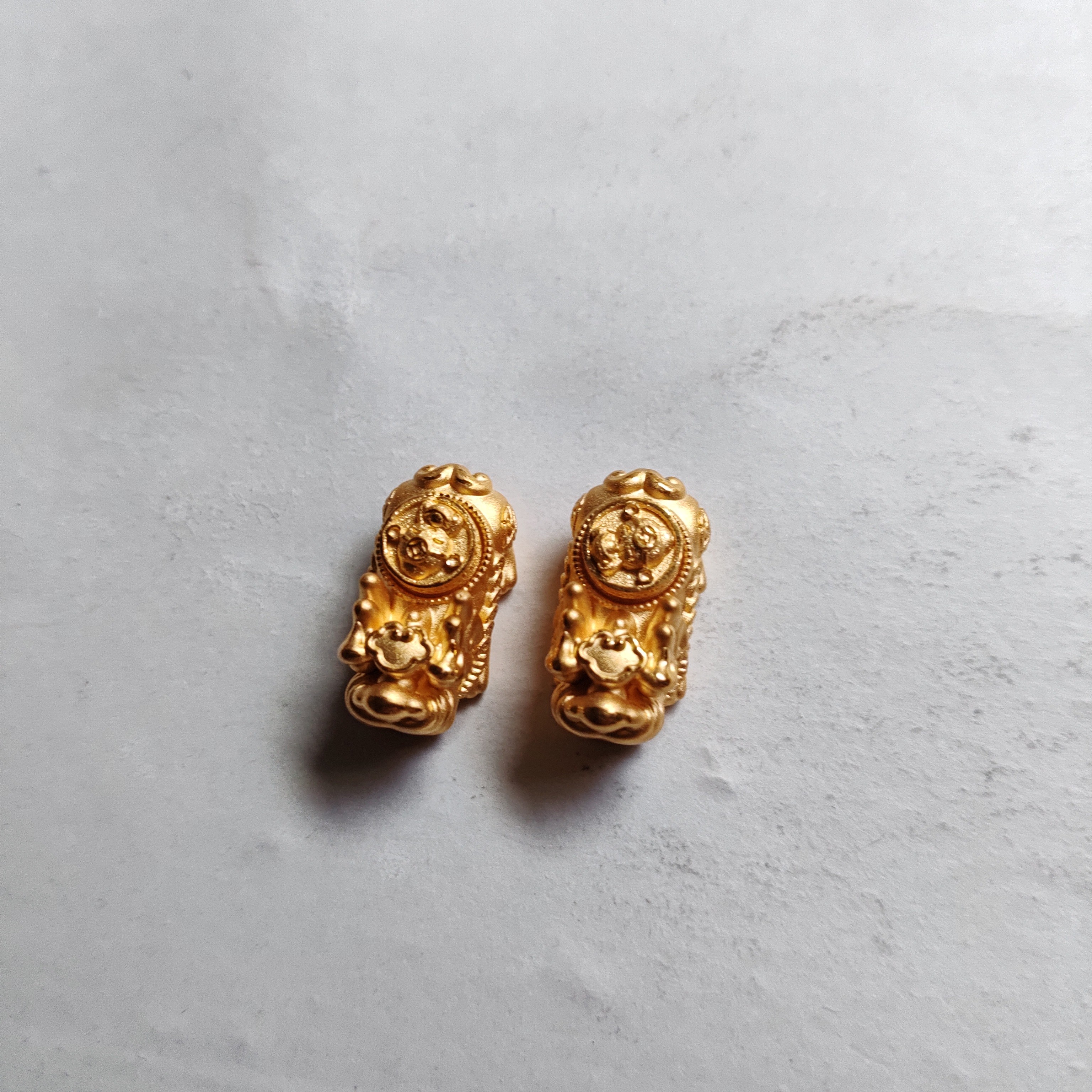 金元宝足金999貔貅珠子首饰