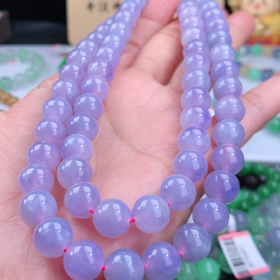 翡翠手链未镶嵌卡10mm