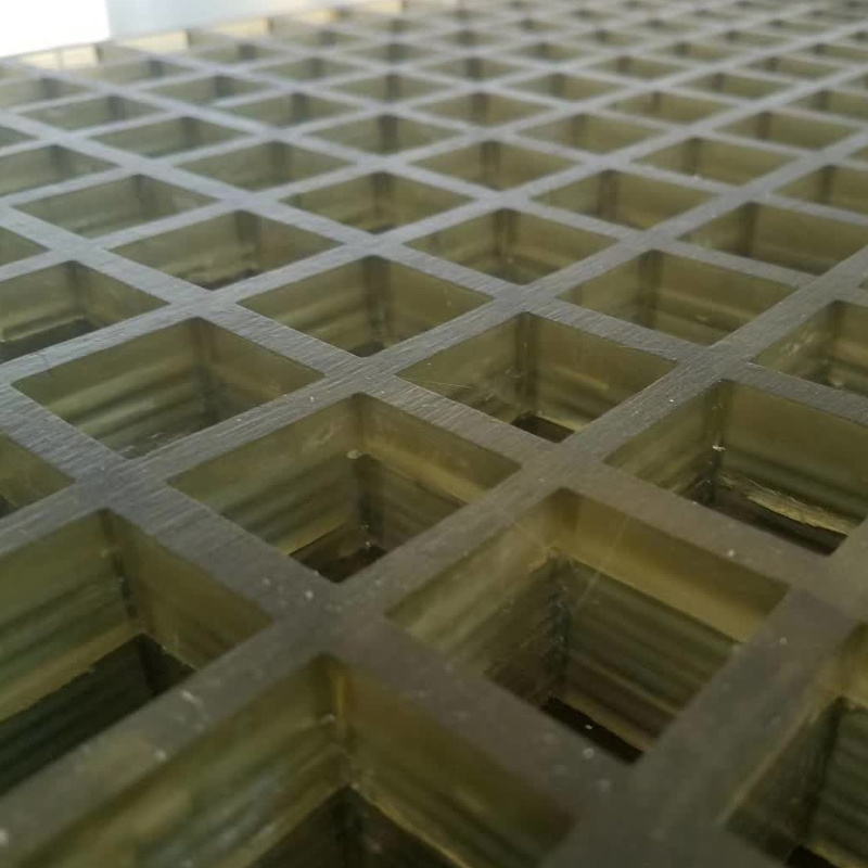 绝缘高强度透明环氧树脂玻璃钢格栅化工厂污水处理防腐防酸碱专用