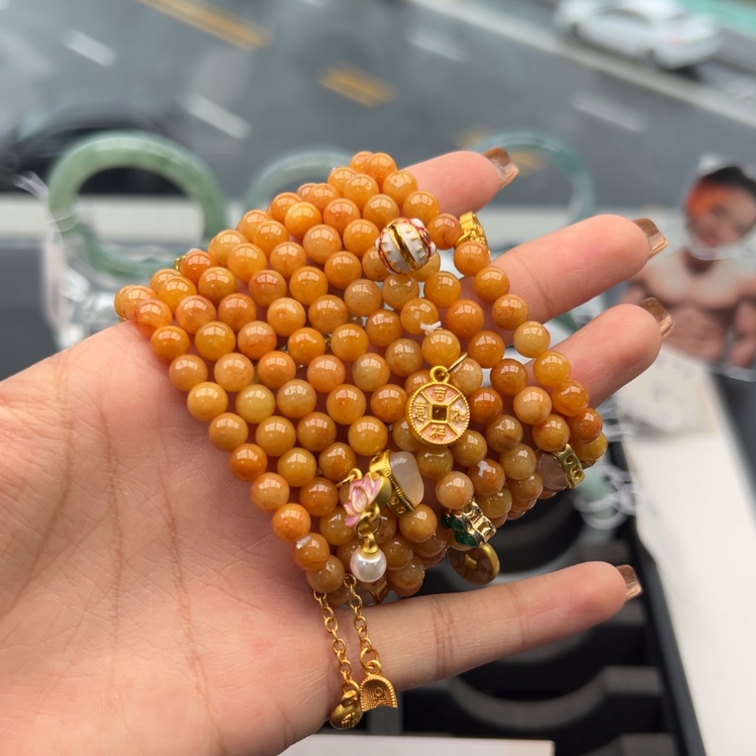 未镶嵌手链翡翠翡翠