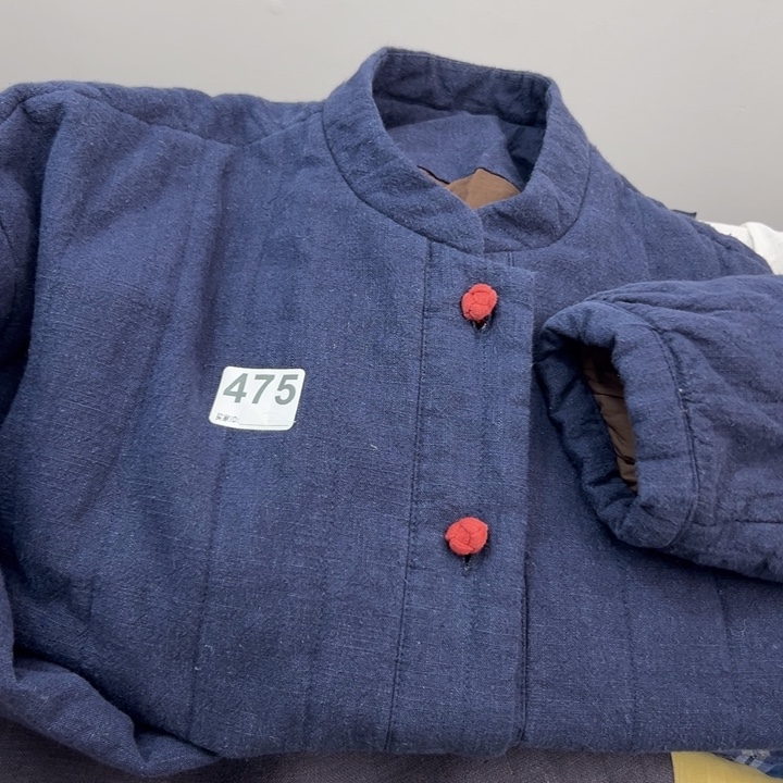 麻475麻料棉服均码
