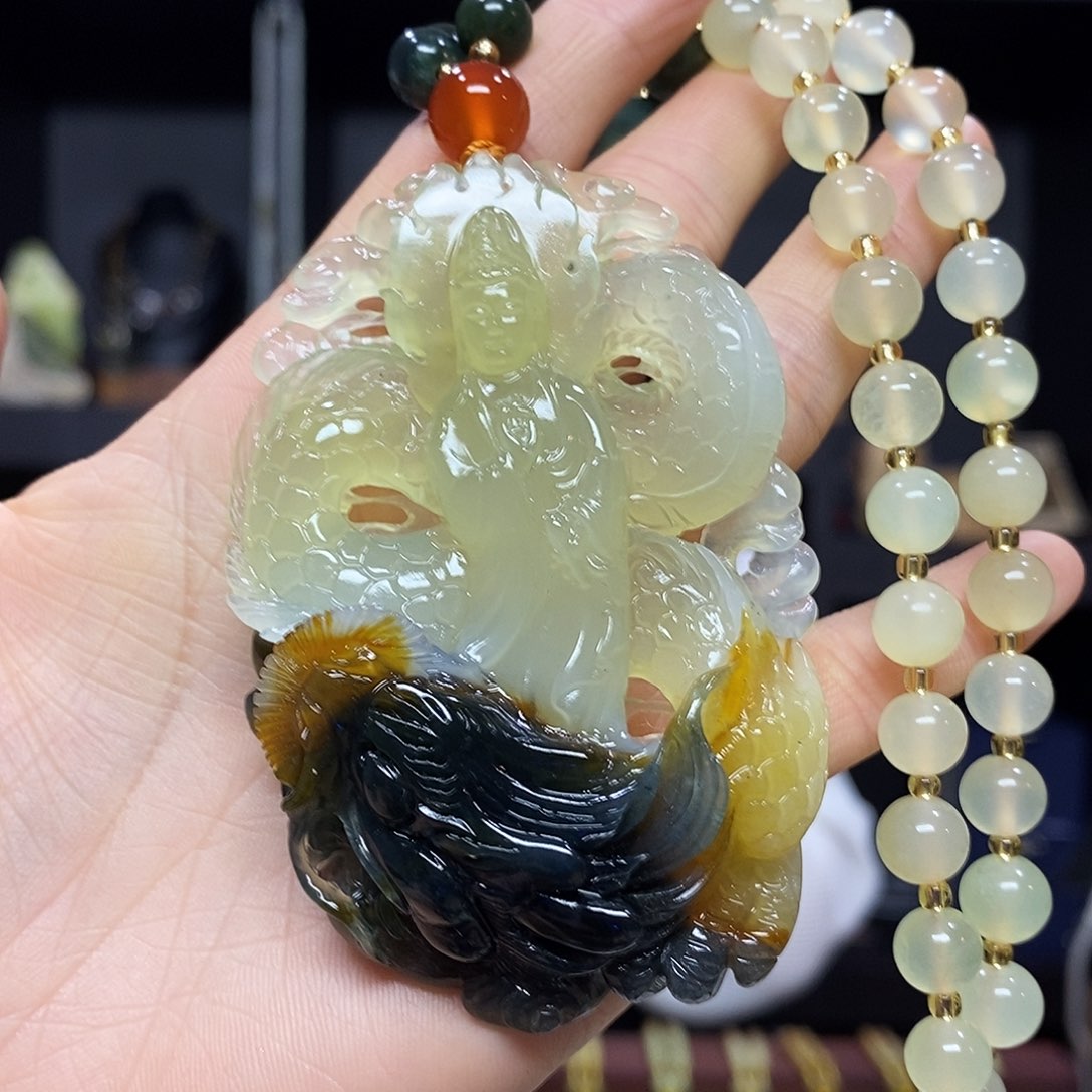 岫玉挂件吊坠未镶嵌