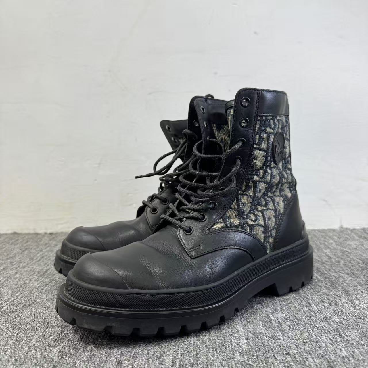 95新 DIOR/迪奥 老花中筒靴/39码/18315