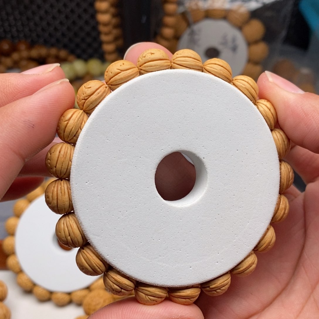 文玩核桃手串古****】野生桃核