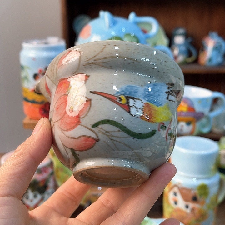 陶景德镇釉下手绘陶瓷