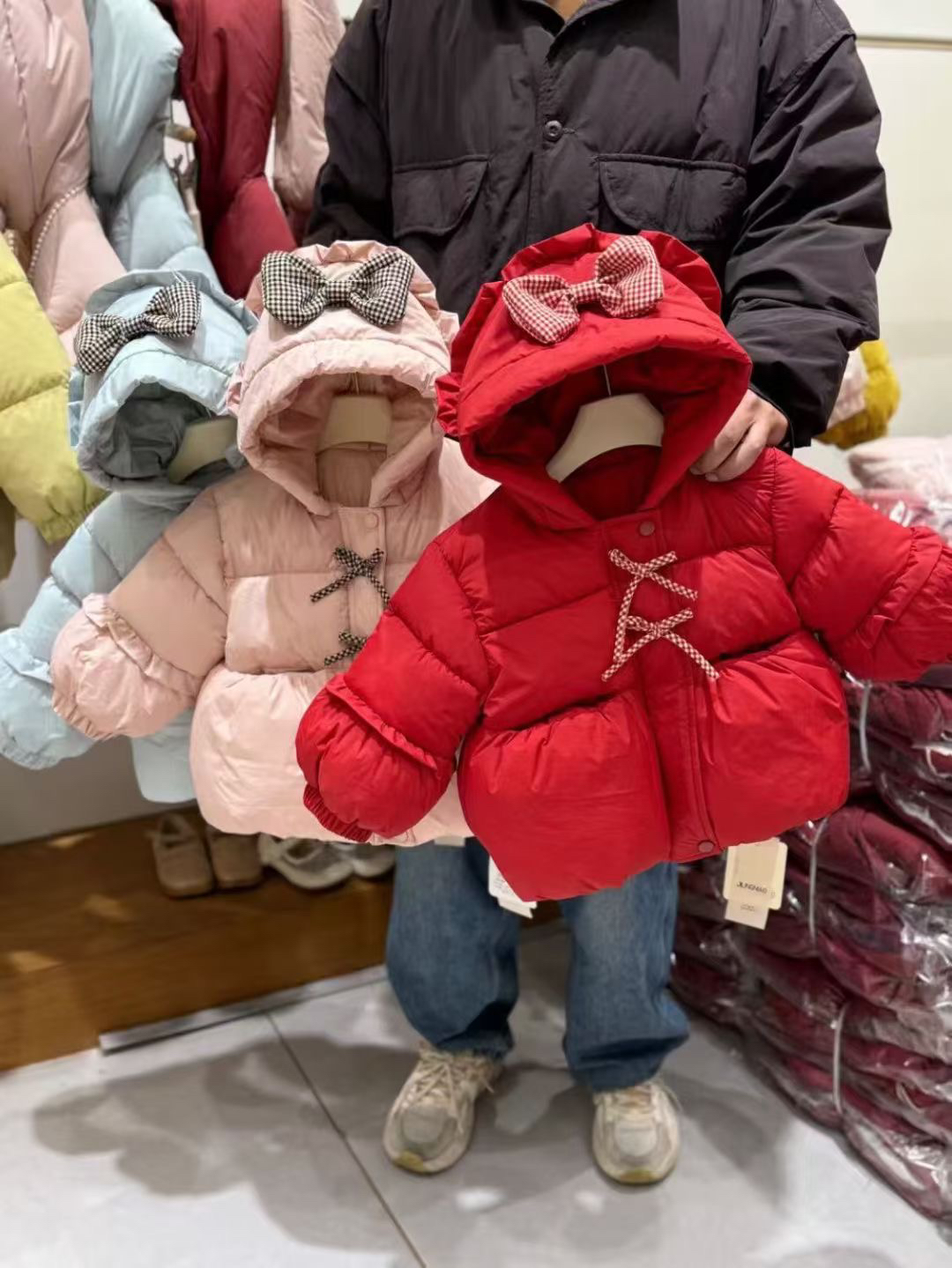 2025冬季韩版休闲时尚加厚外套洋气女宝