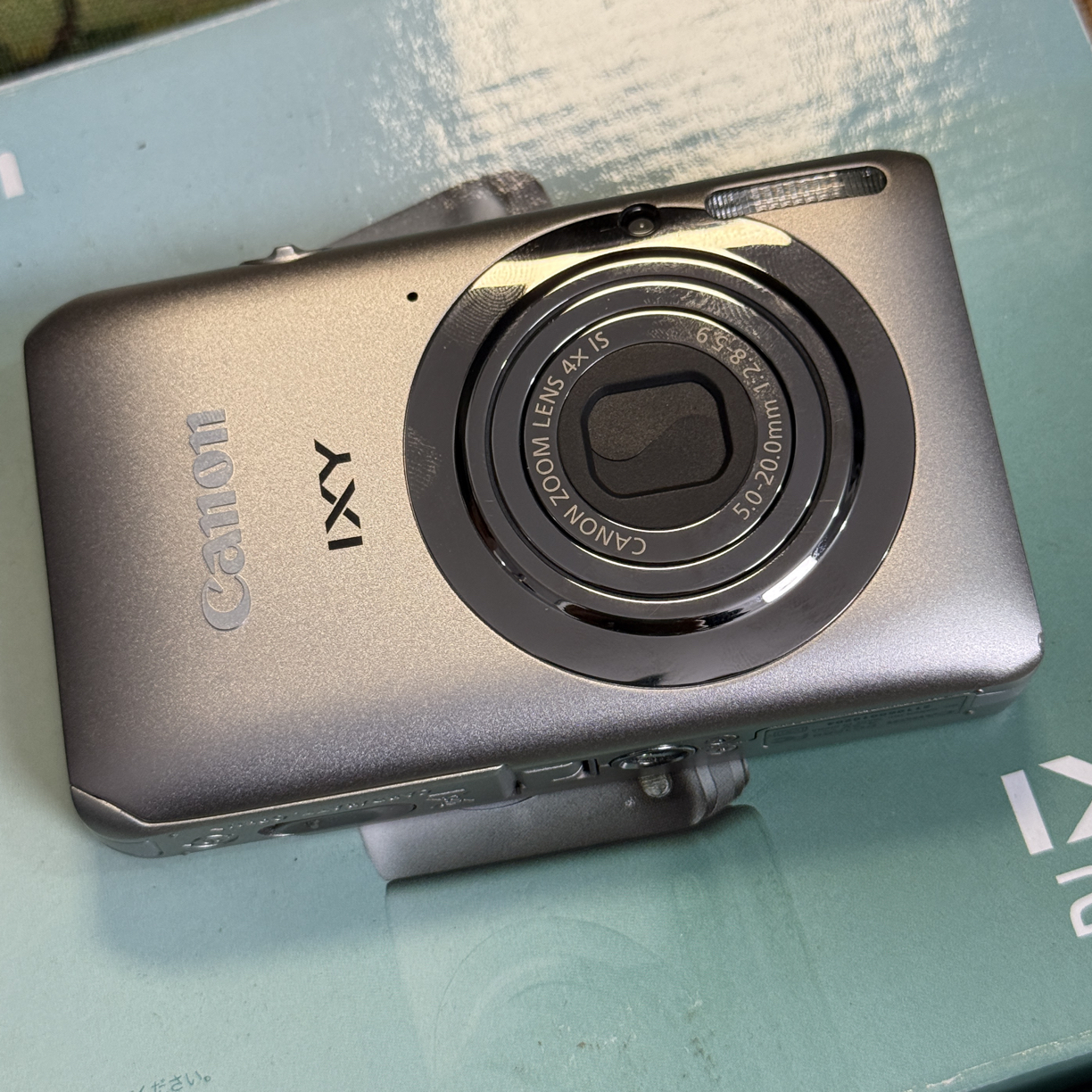 95新 Canon/佳能 ixus115 银色 日版 带盒 自带实况 拍人冷白皮
