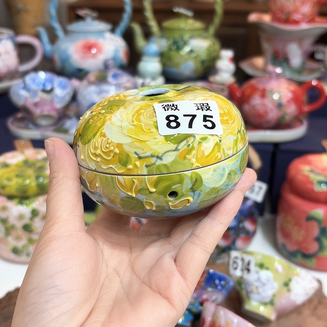 霞***景德镇手绘高温釉下彩陶瓷茶具