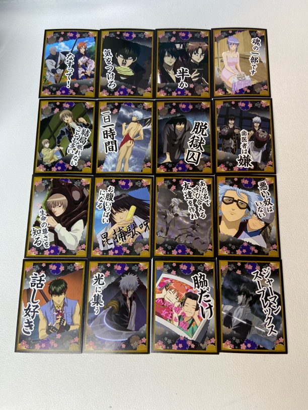 【默认代拆】银魂 歌牌三弹小卡 桌游小卡（一包两张保配）