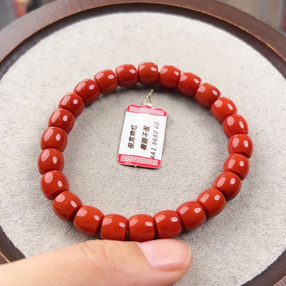 南红玛瑙手串未镶嵌