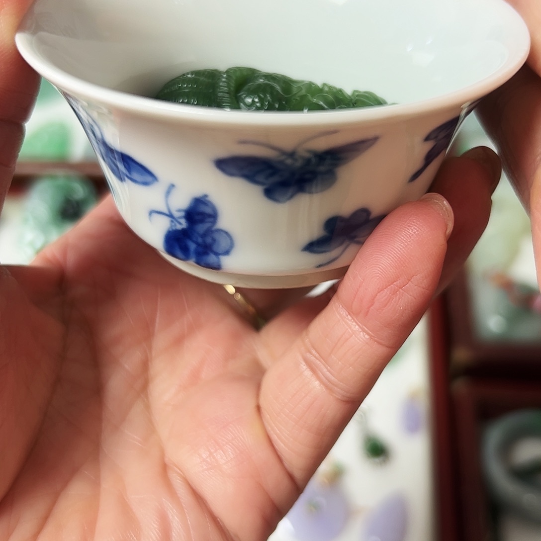 W***汐青花小主人杯放大漏