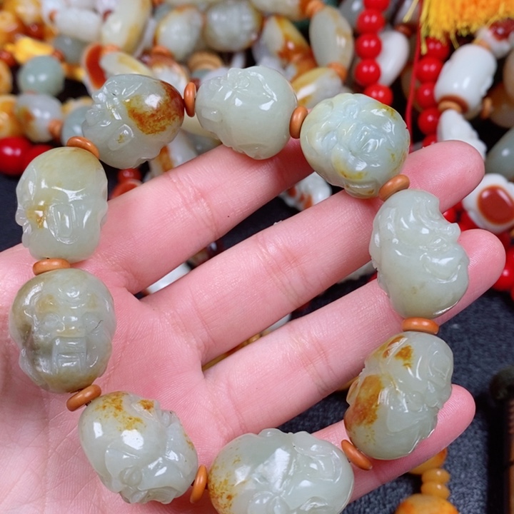 和田玉手链未镶嵌