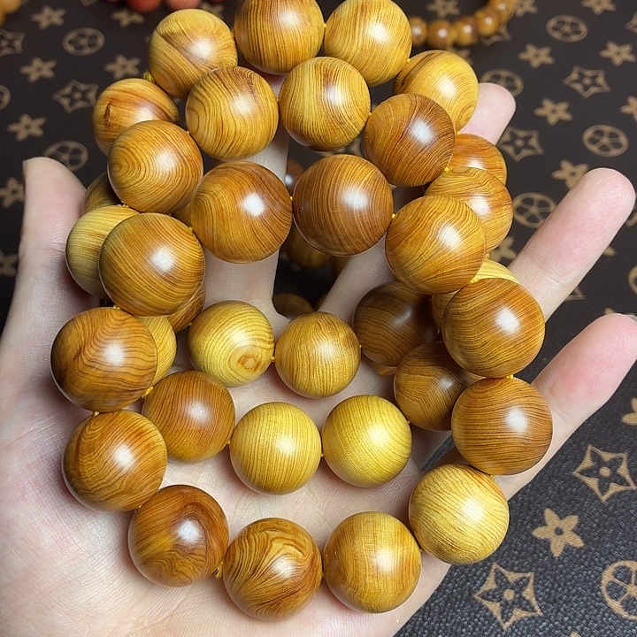 柏木（崖柏）手串/手链崖柏陈化瑕疵20mm