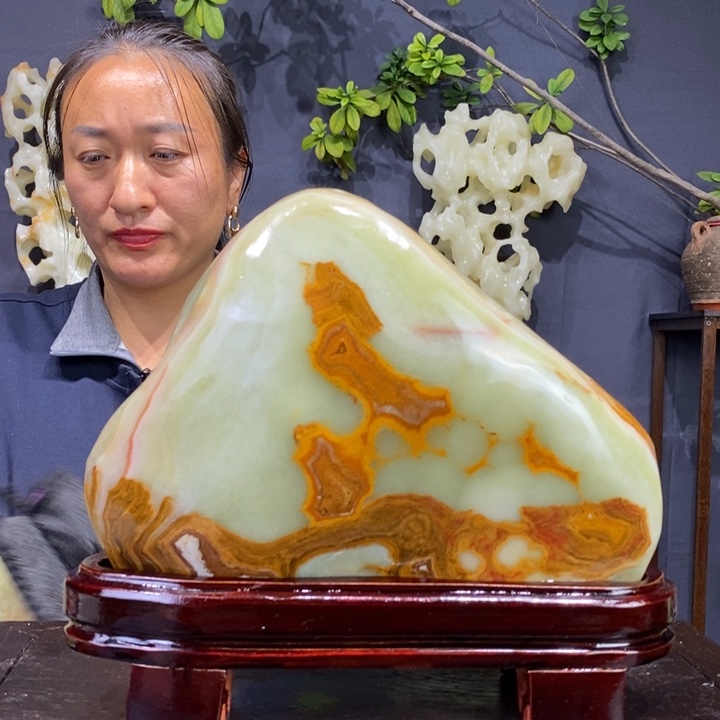 石材精品古青石摆件