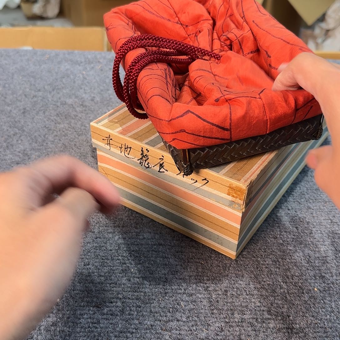 竹编中古艺术工艺美术品