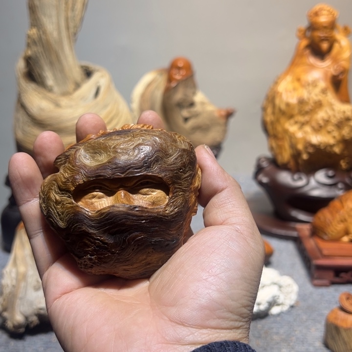 香榧木木雕款崖柏