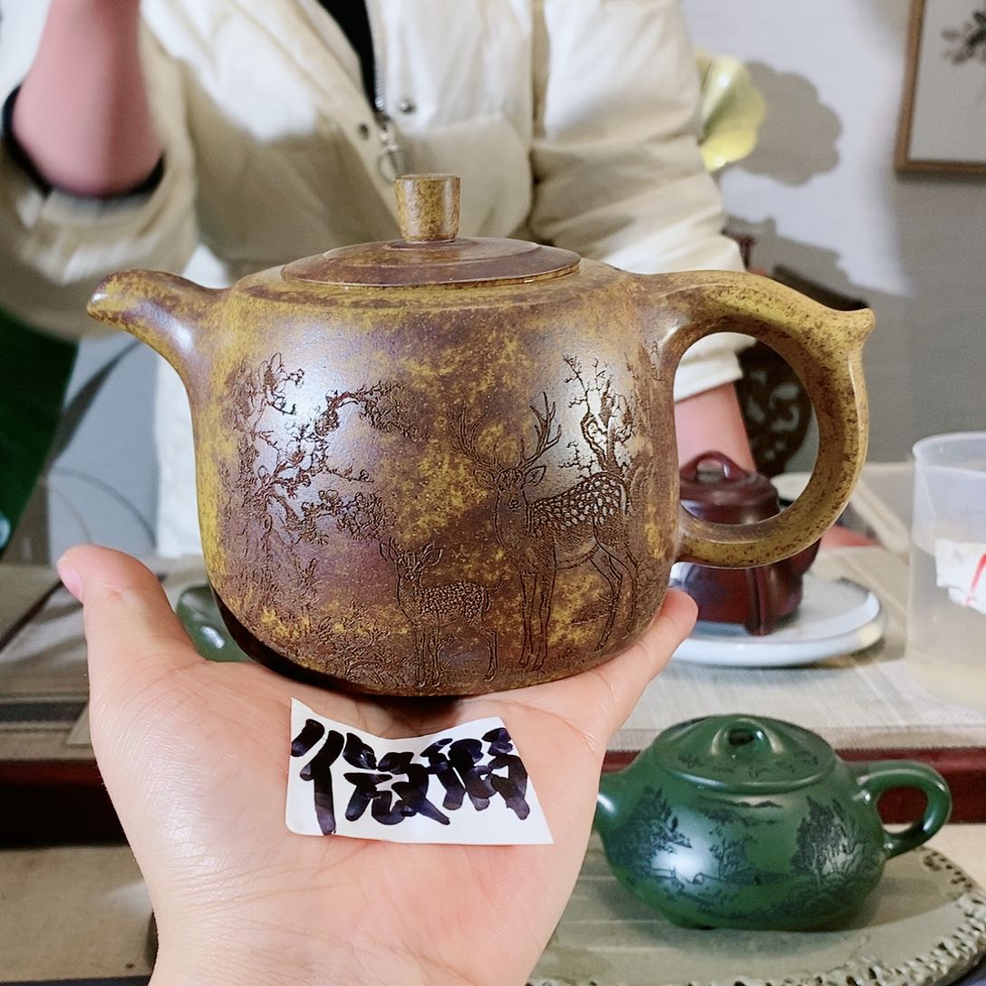 紫砂茶壶宜兴紫砂壶甩出车