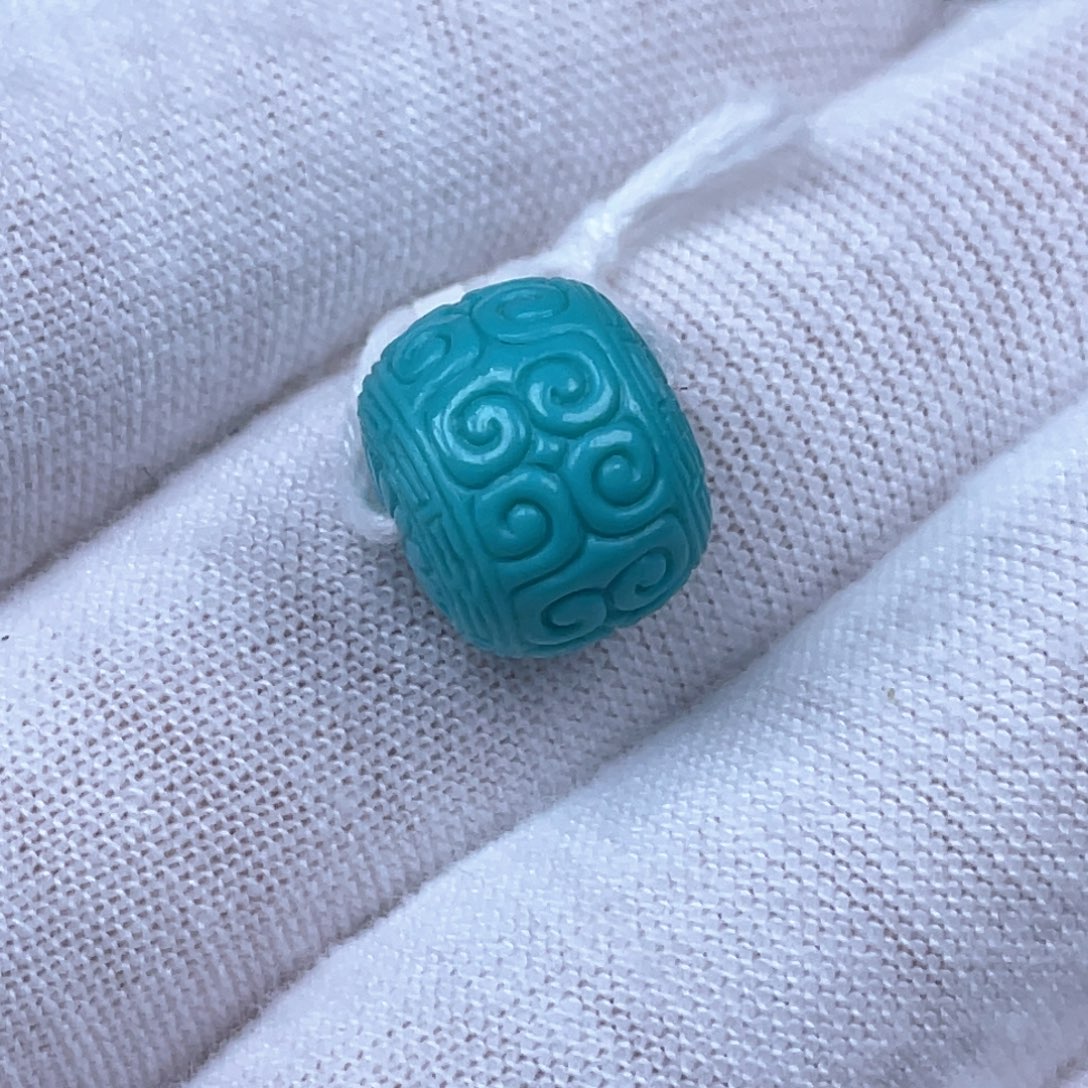 绿松石未镶嵌颈饰12✖️10mm