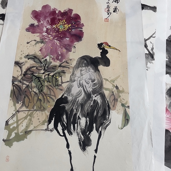 姜奇老师花鸟作品69×34