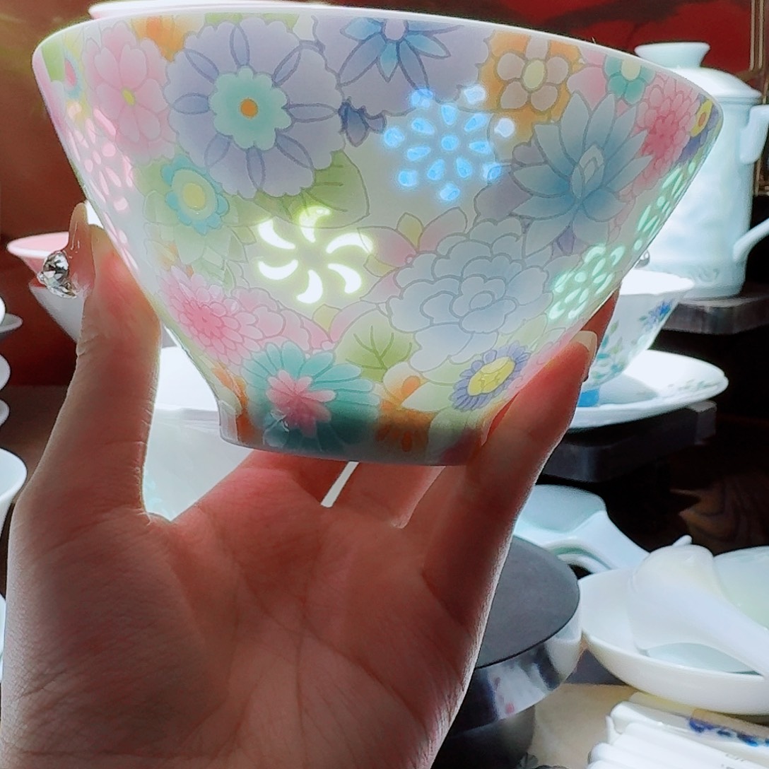 陶瓷万花5寸米饭碗