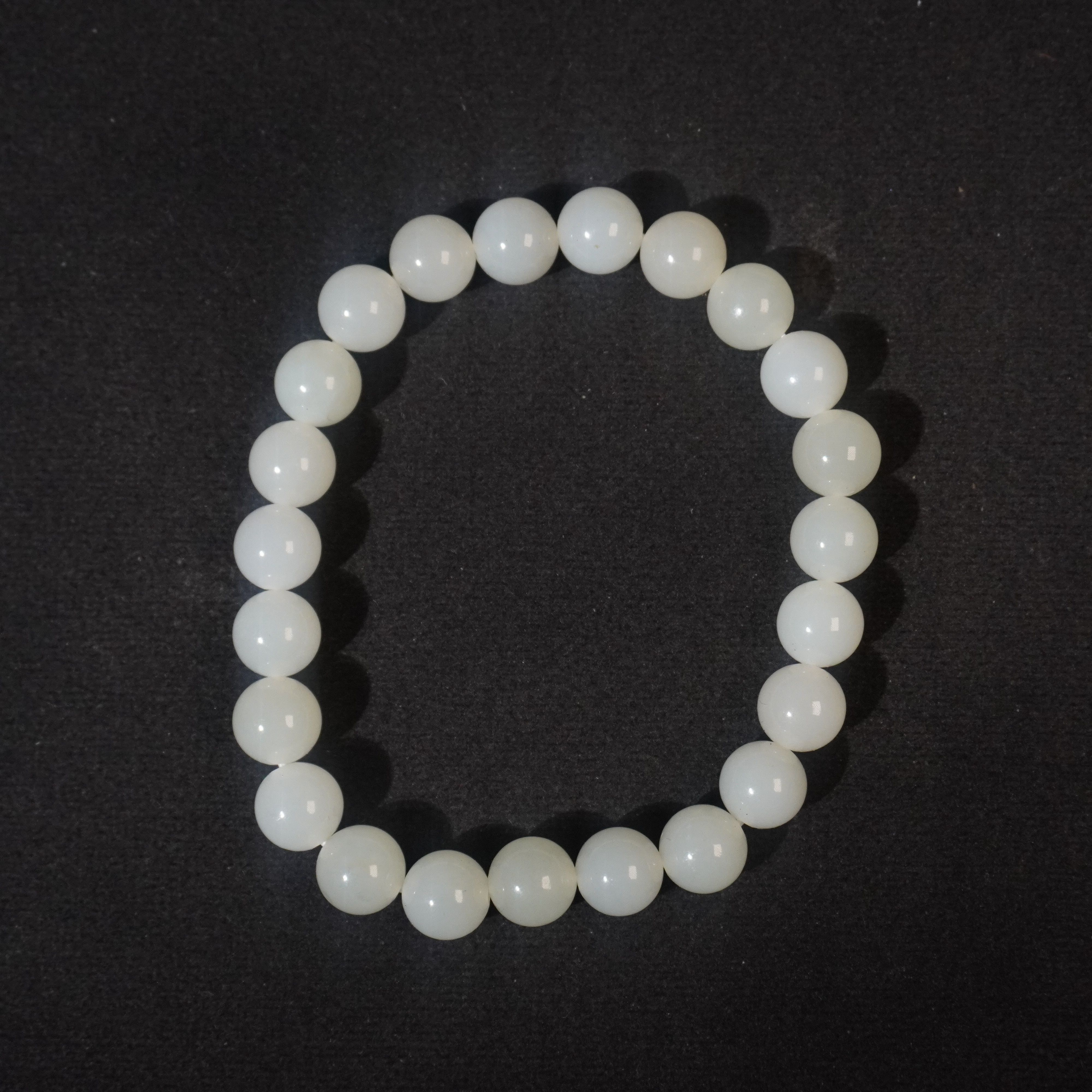 6NYO75 清 和田玉手串