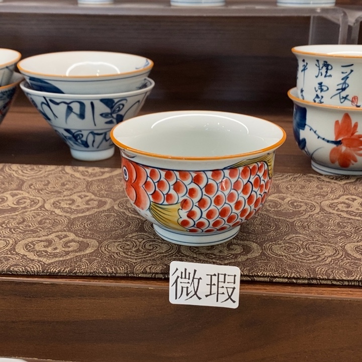 釉下老陶泥手工绘制