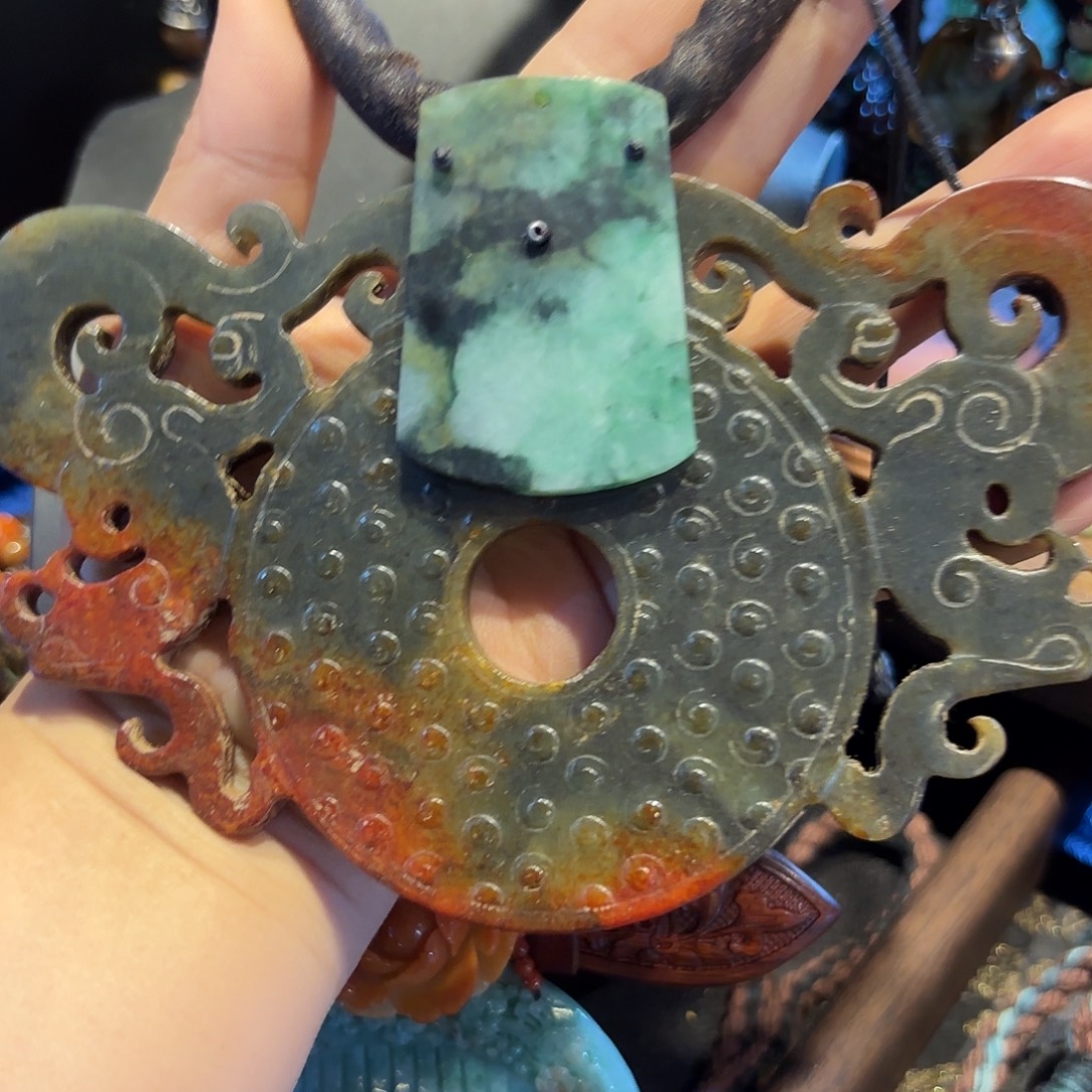 和田玉（糖玉）未镶嵌车挂原创