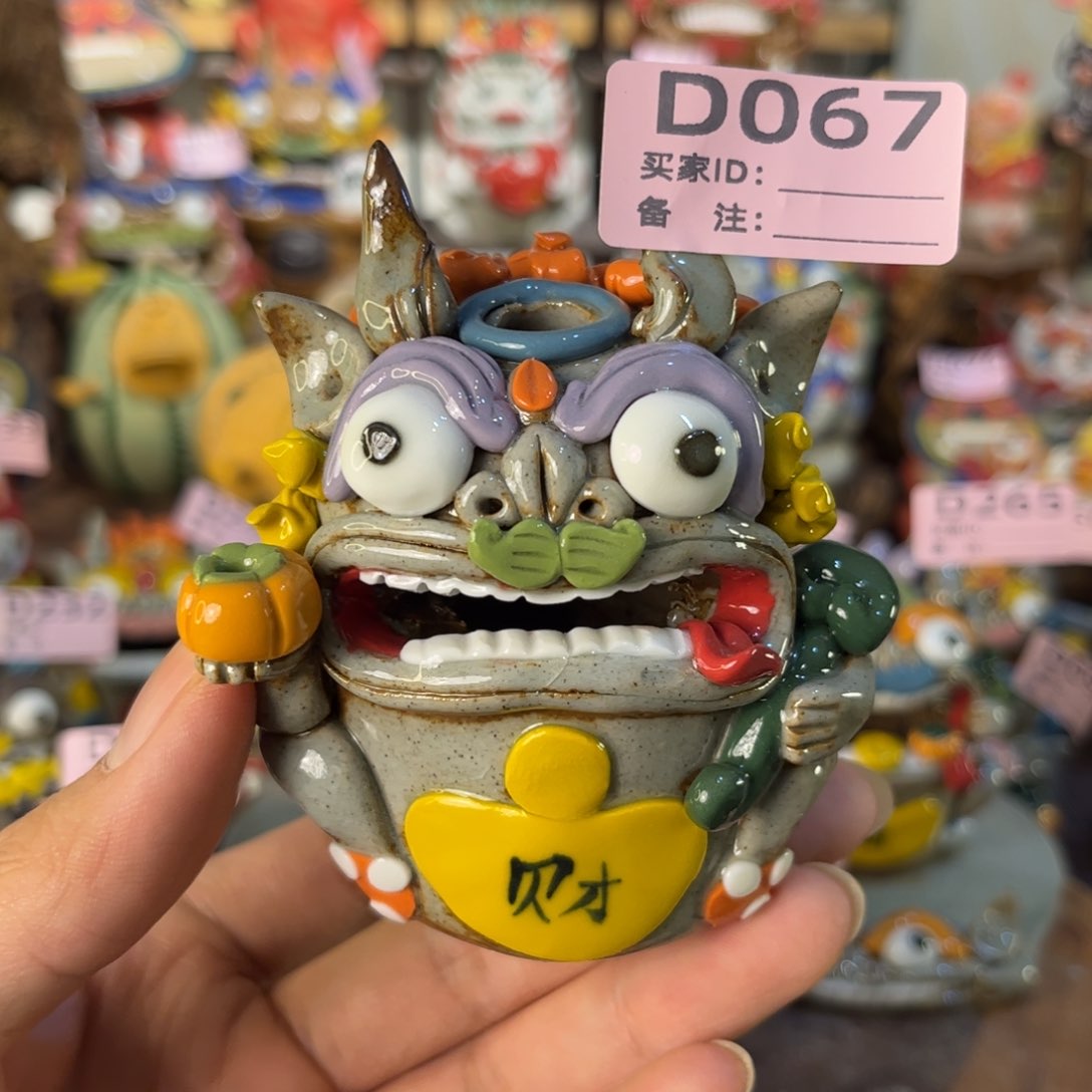 泥塑纯手工茶宠摆件