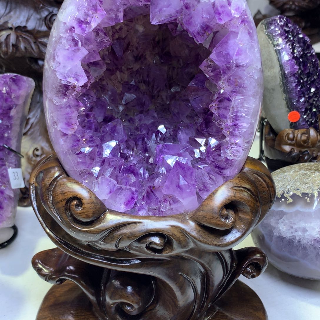 紫晶摆件未镶嵌刘*好紫晶