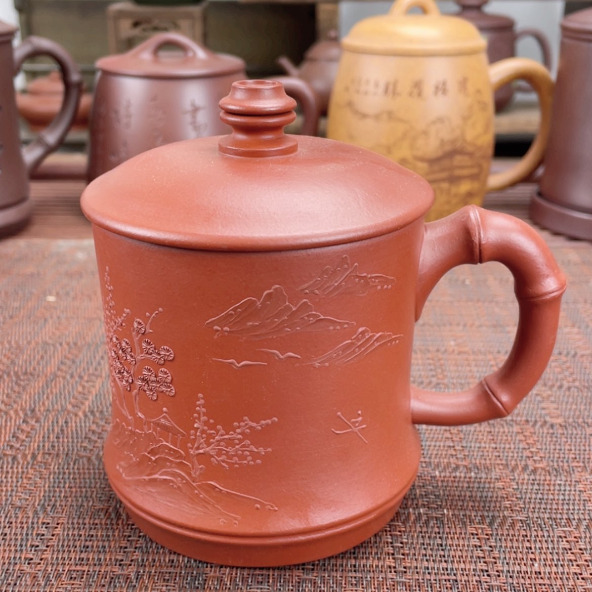 【闪购商品】紫砂茶杯宜兴原矿紫砂盖杯微瑕