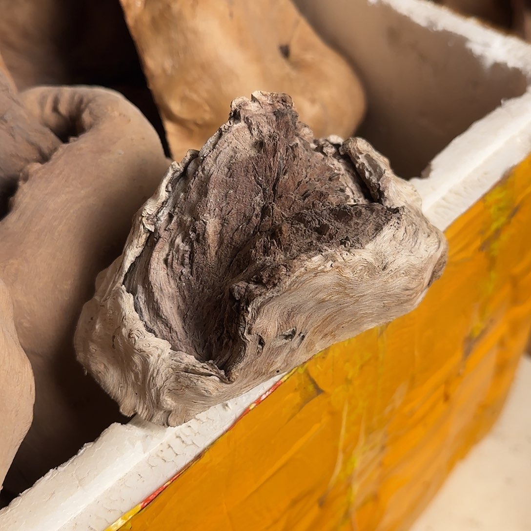 与***伍荔枝木孤品香炉香炉毛料