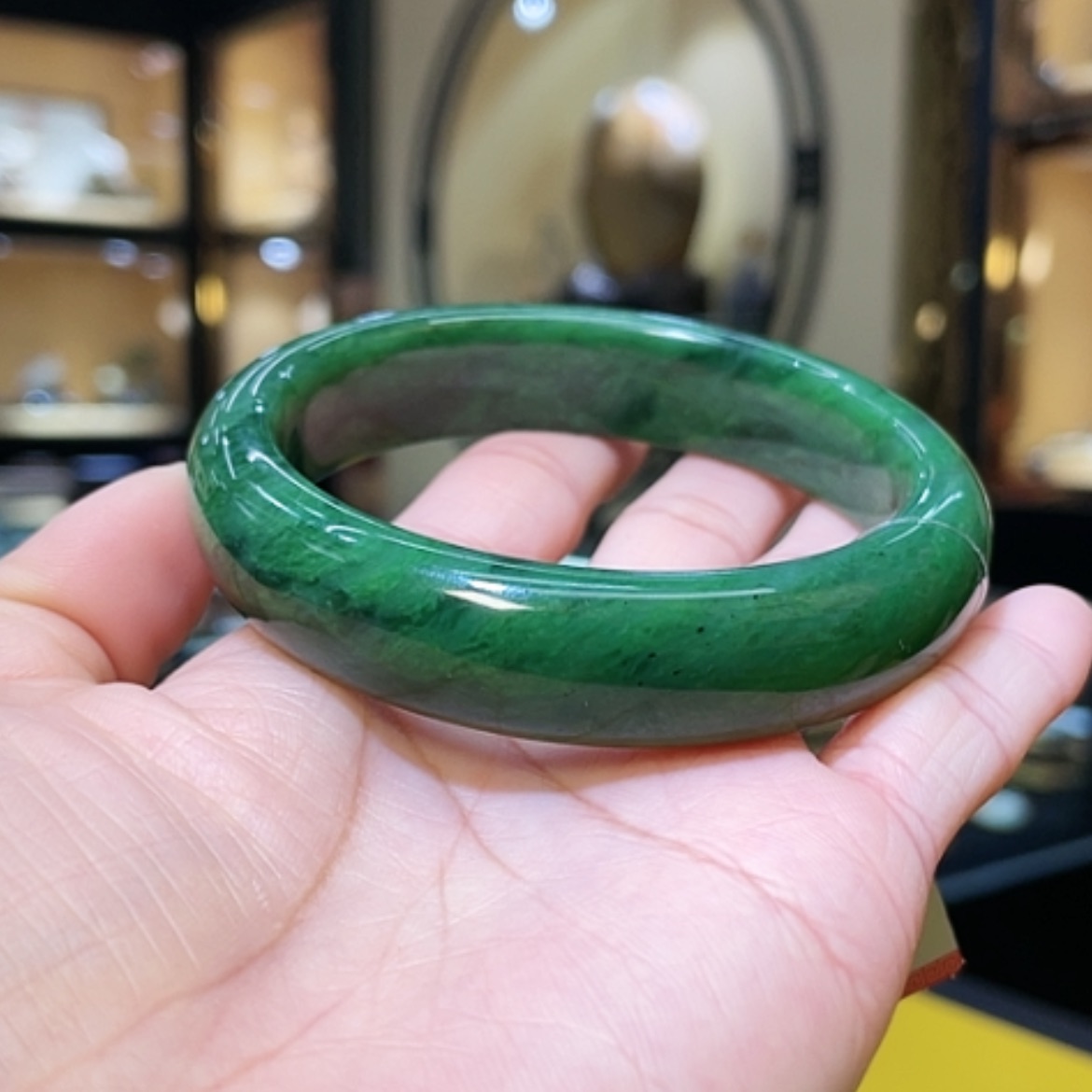 【闪购商品】和田玉手镯未镶嵌62#76.7g