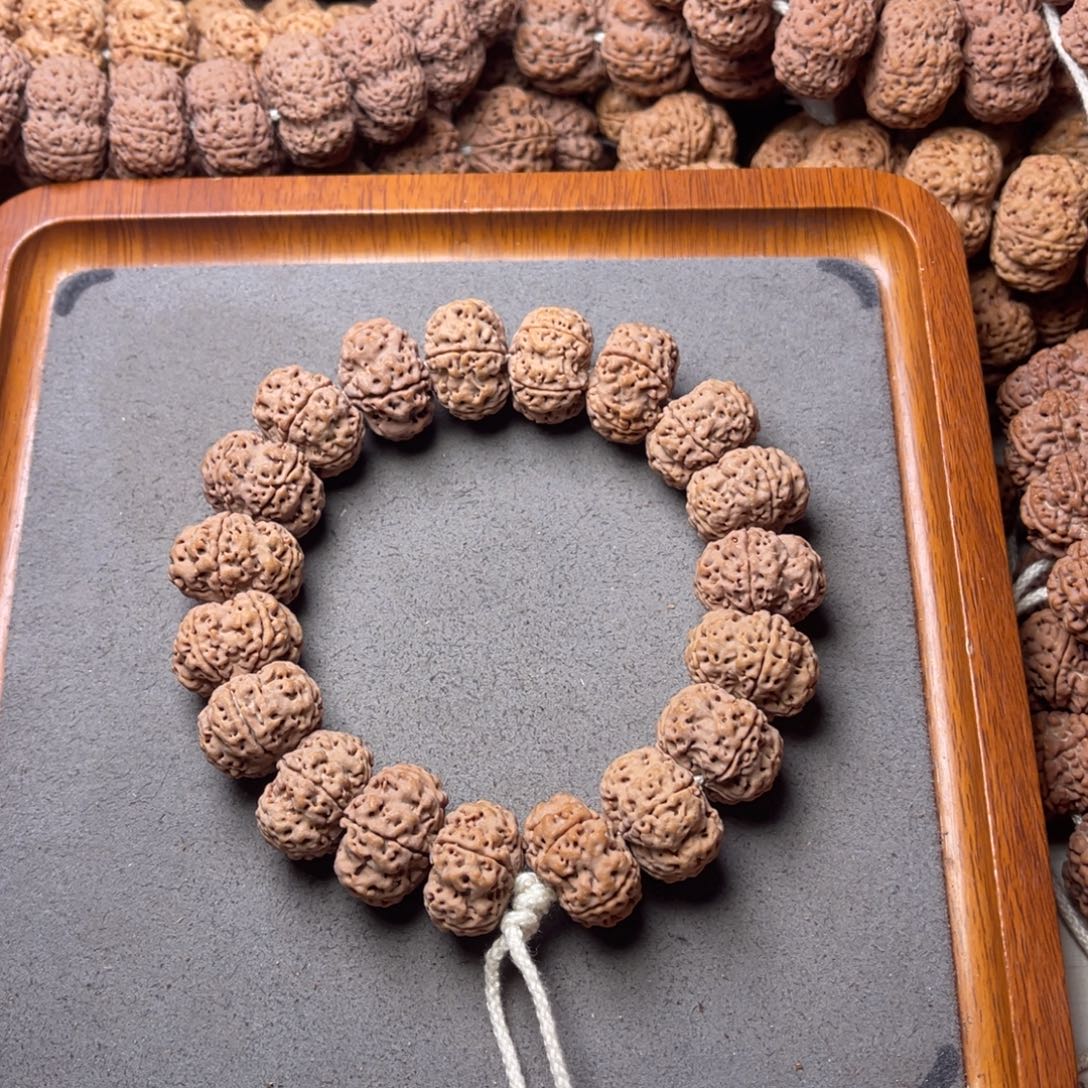 菩提籽类4号金刚菩提梅花夹板21