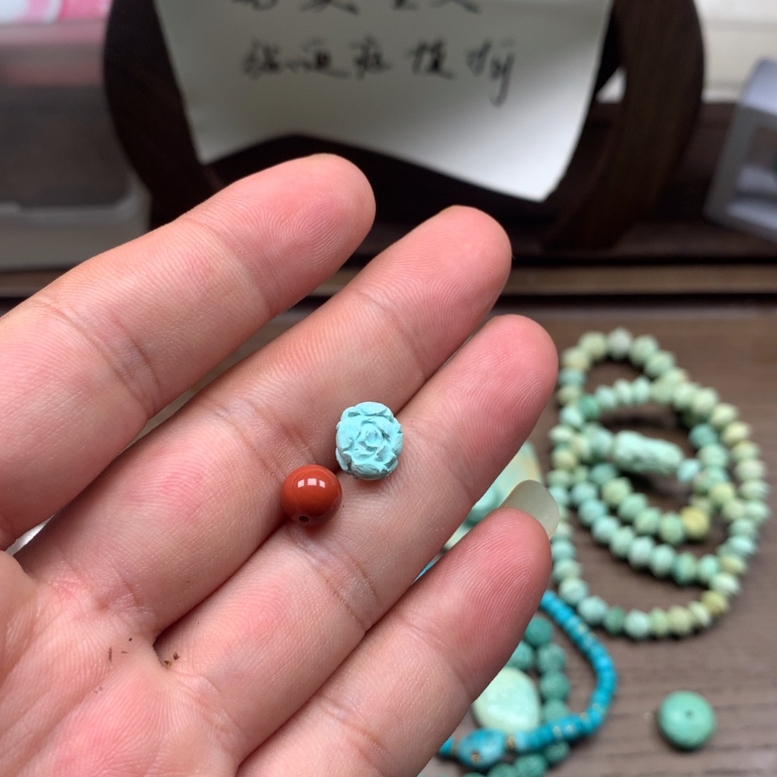 未镶嵌雕刻南红玛瑙