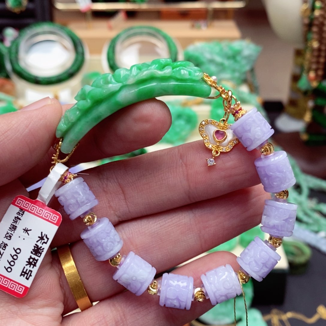 未镶嵌手链翡翠翡翠手串