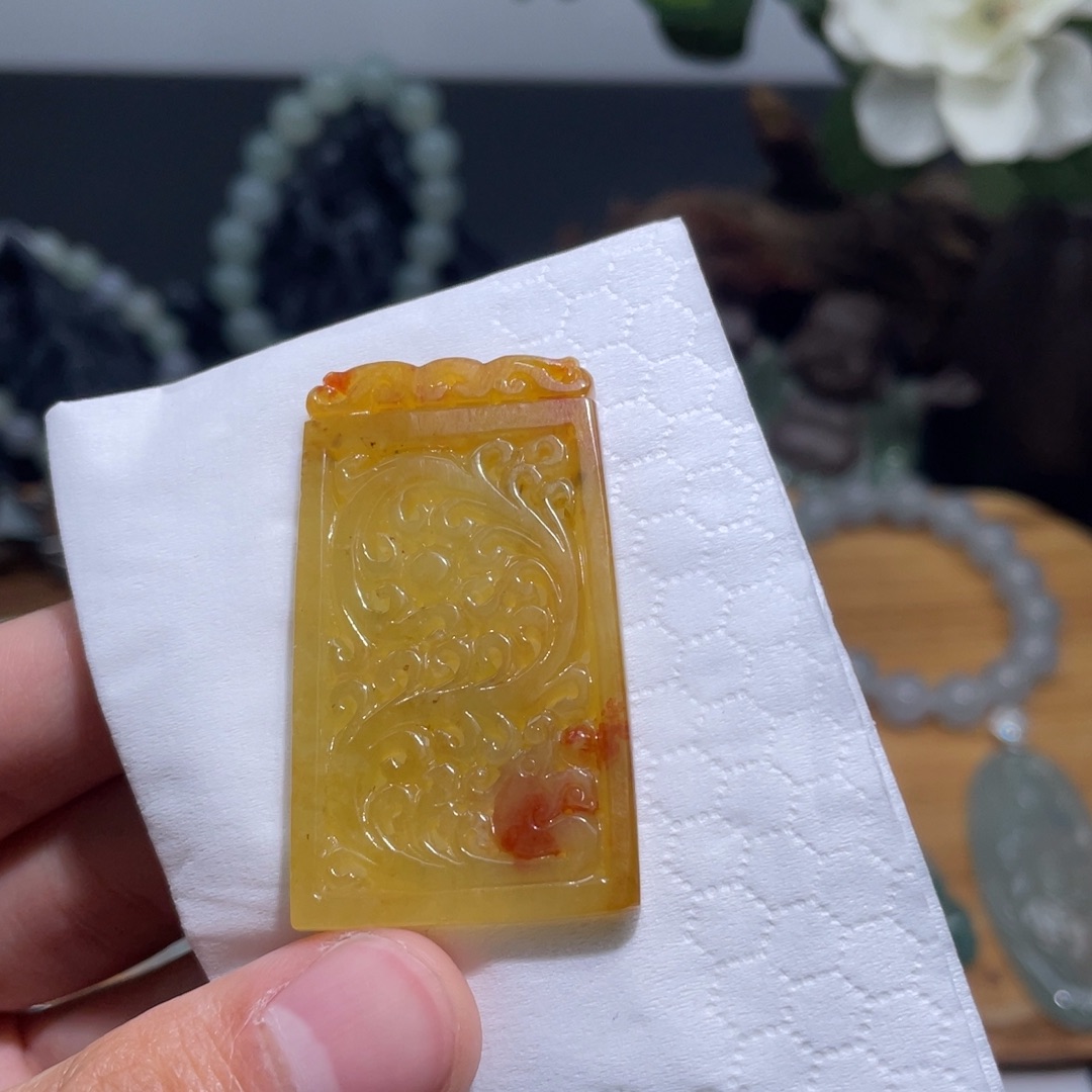 定制翡翠未镶嵌吊坠