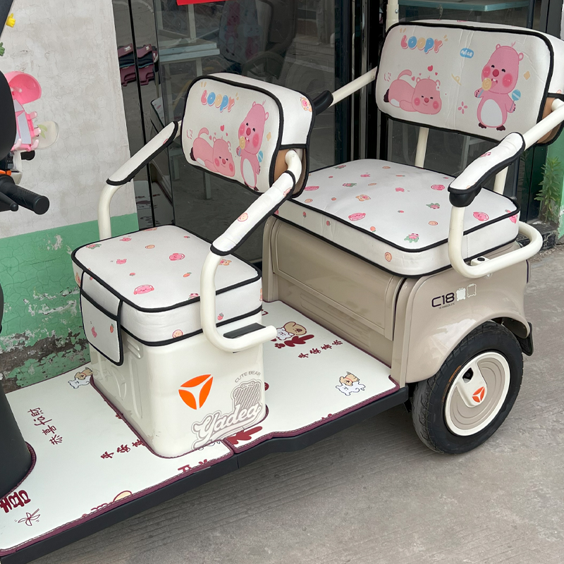 新款定制雅迪三轮车座套爱玛金彭小鸟大安台铃哈牛加厚耐磨