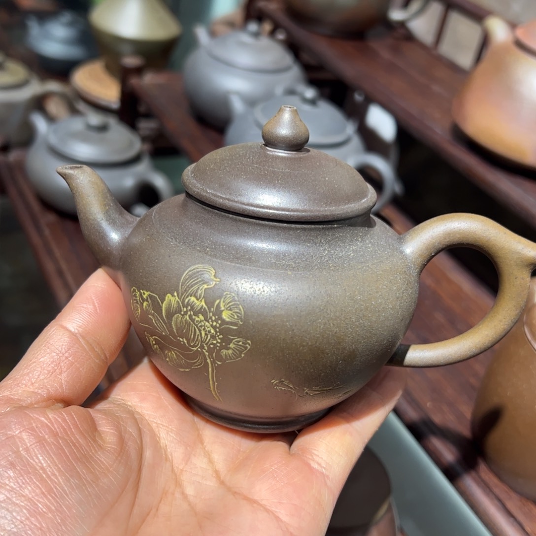 贵台龙窑柴烧茶壶28