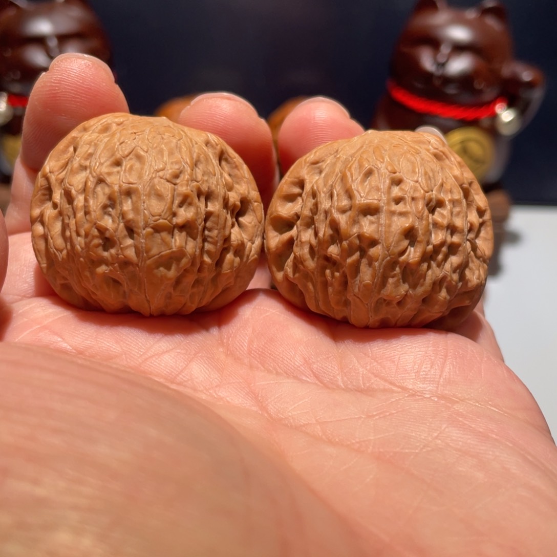 文玩核桃把件铁锤37全品