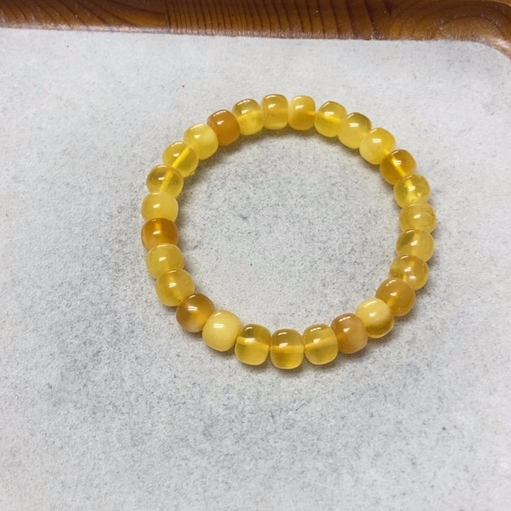 未镶嵌蜜蜡裸石手串