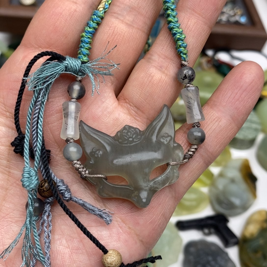 岫玉纯天然岫玉挂件戒指福利未镶嵌