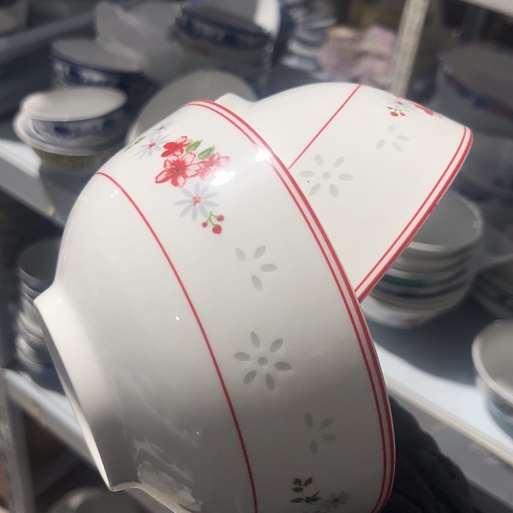 碗6寸碗两个陶瓷陶瓷