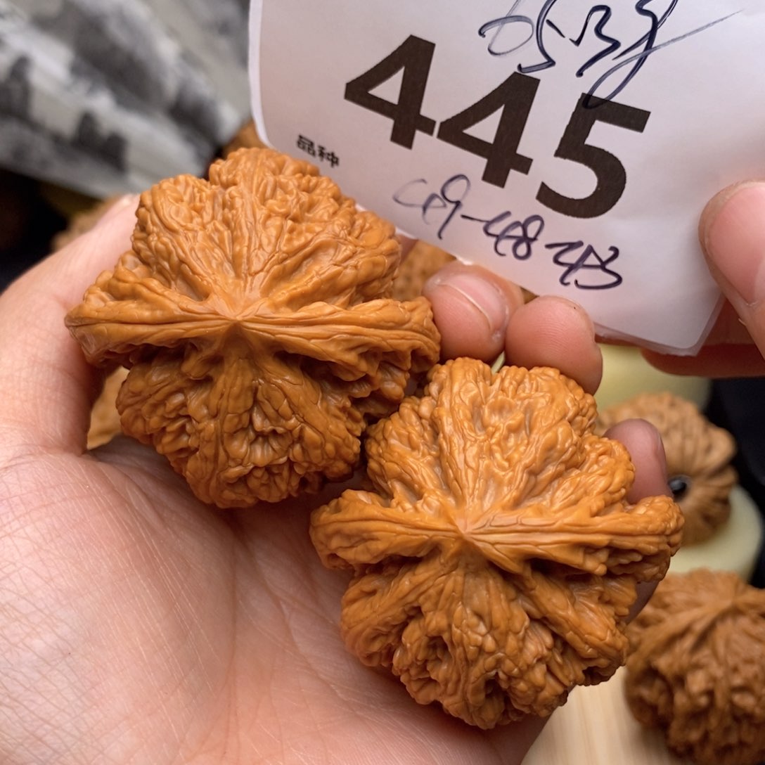 文玩核桃把件445号49粗筋