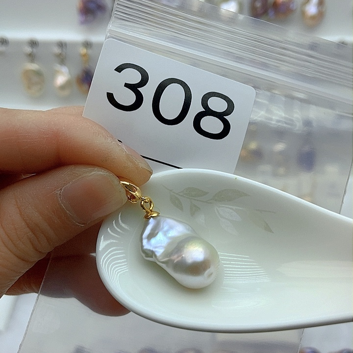 淡水珍珠颈饰银S925镶嵌