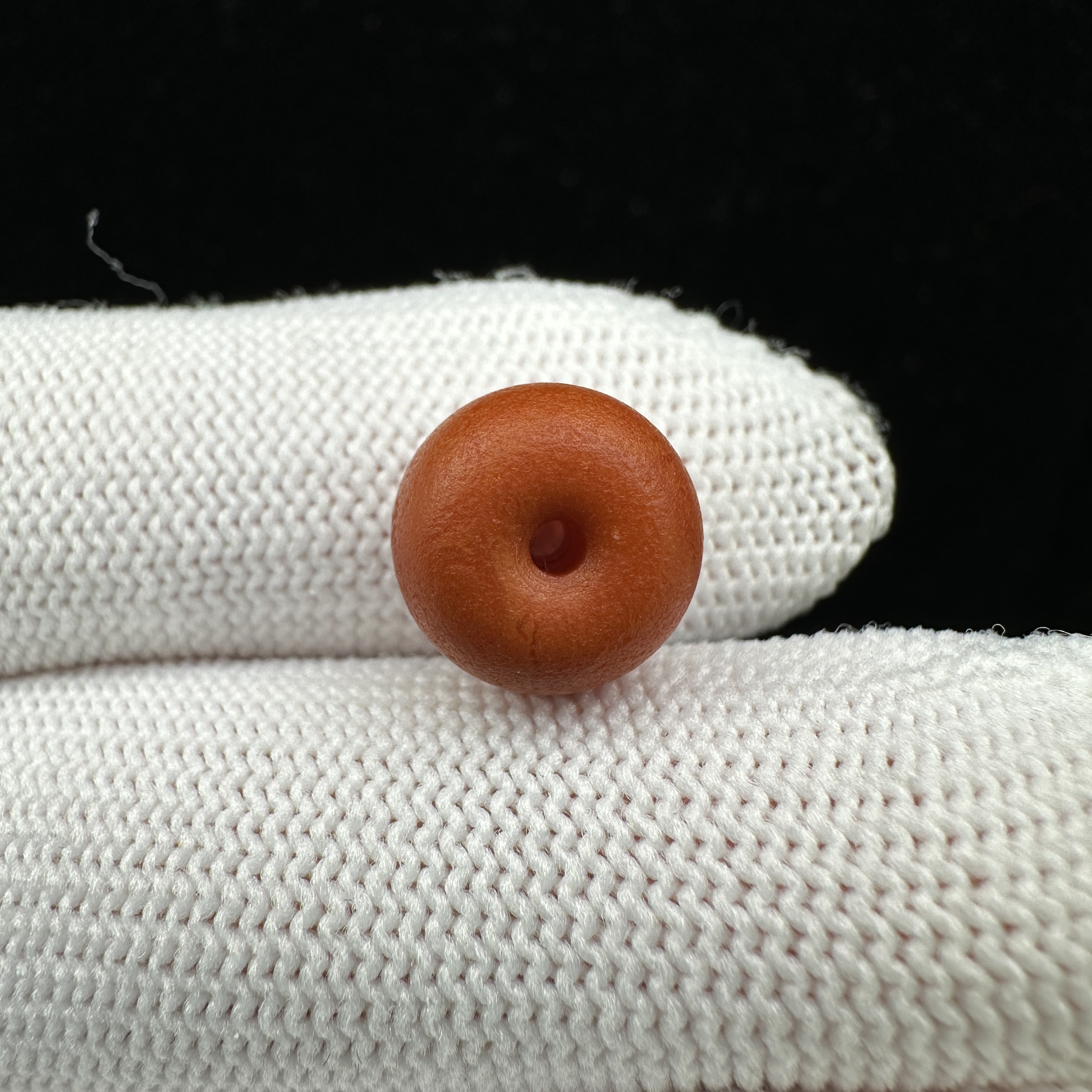 Y7017天然原矿蜜蜡 老蜡墩子 11*8mm抖音基地质检发货