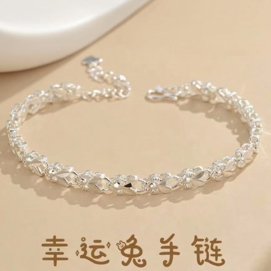 非金属珐琅手镯 幸运兔手链时尚高级D0058（无礼盒）