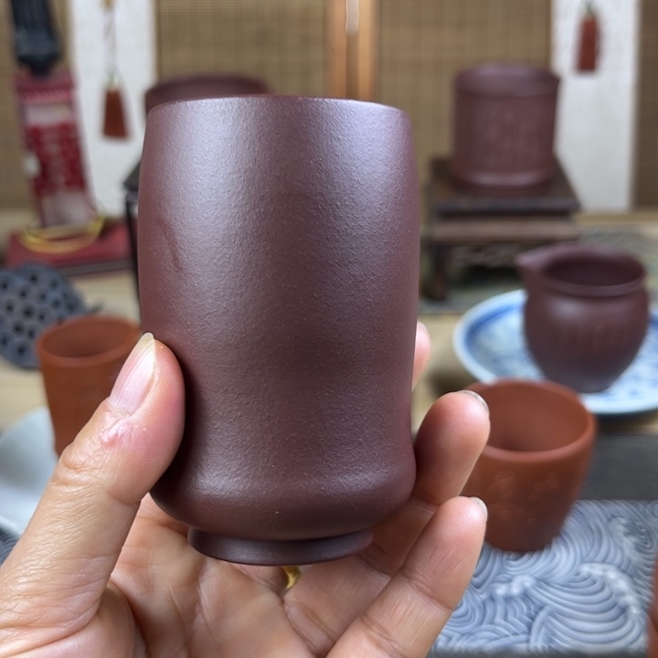紫砂茶壶主人杯容量100